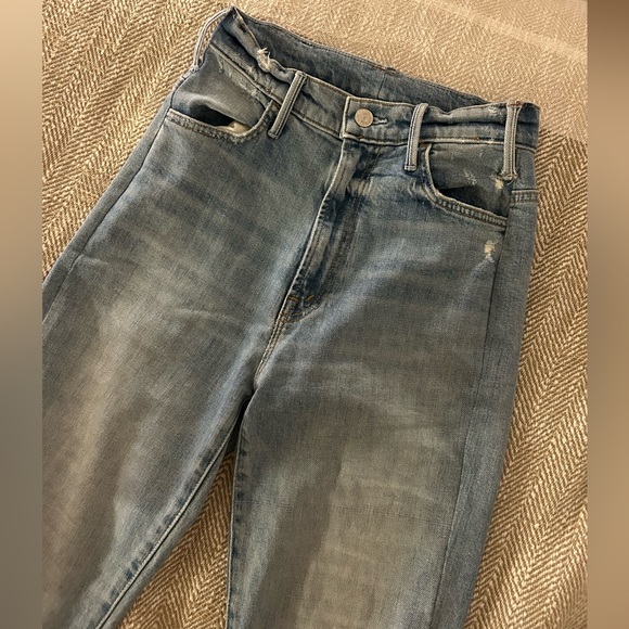 Mother Denim The Hustler Ankle Fray Jeans - Picture 7 of 13